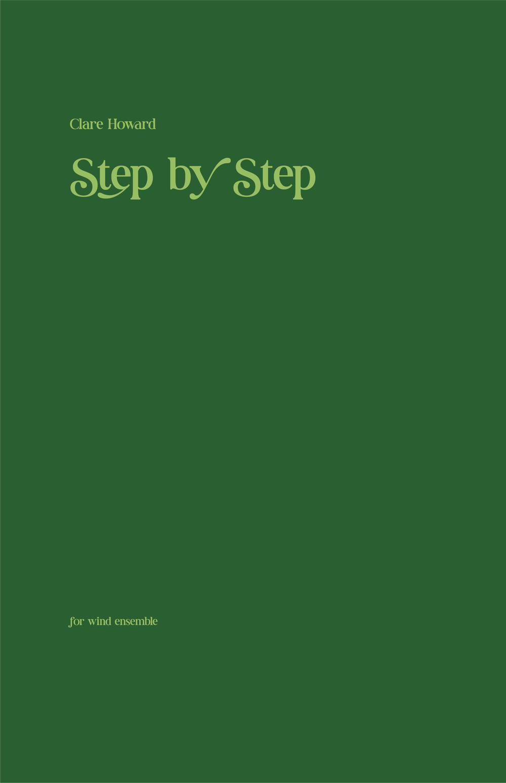 Step by Step (digital download) — Clare Howard